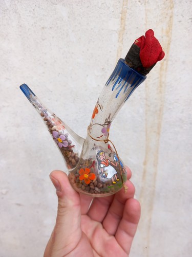 Pourrou porron glas antik - v,