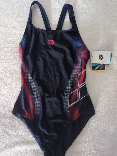 Badeanzug arena navy shiny - badeanzug,