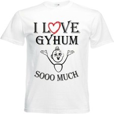 T-Shirt I Love Gyhum für Damen Herren und Kinder ... in der Farbe Weiss