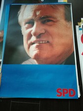 Plakat SPD Johannes Rau 1980er