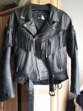 Fransen Lederjacke Herren/Damen