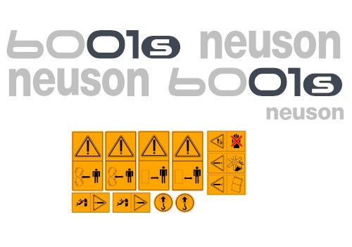 Neuson 6001 dumper aufkleber - neuson,
