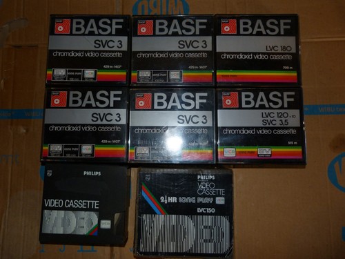 Stück vcr kassetten - stück,