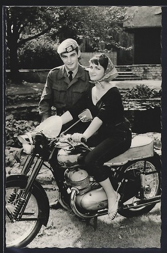 Ansichtskarte motorrad vom typ - motorrad,