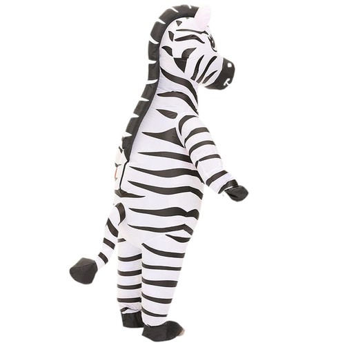 Aufblasbares zebra kostüm - zebra,