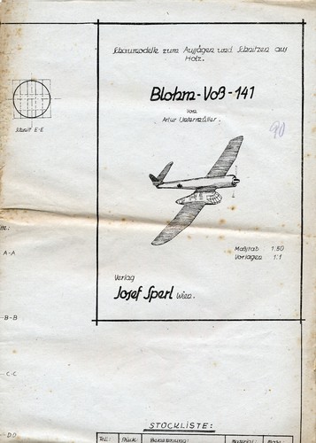 Modell bauplan flugzeug - modell,