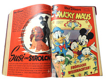 Micky Maus 1956 - Originalhefte gebunden in 2 Bänden - komplett