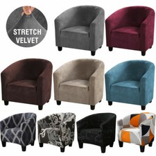 Elastisch Samt Sesselbezug