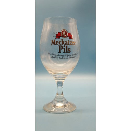 Meckatzer pils bierglas - pils, 0,4l