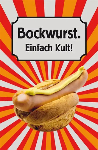 Bockwurst einfach kult - bockwurst., kult!