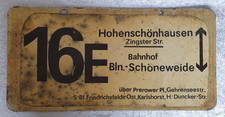 Zuglaufschild 16e - zuglaufschild,