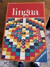 Lingua - Ravensburger Spiele - Brettspiel 1972 - Buchstabenspiel - Vollständig!