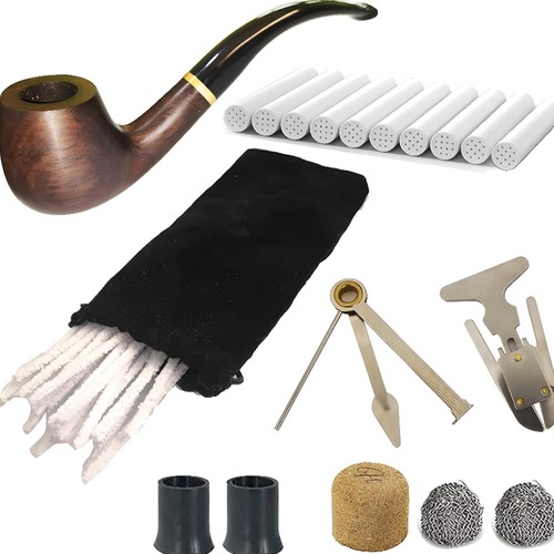 Holz tabakpfeife set 1 - set, 8