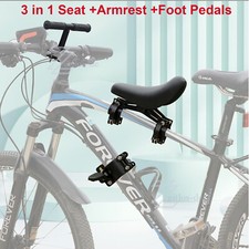 Fahrrad Kindersitz vorne Kinderfahrradsitz Fahrradsitz Rahmensitz Griff Pedale