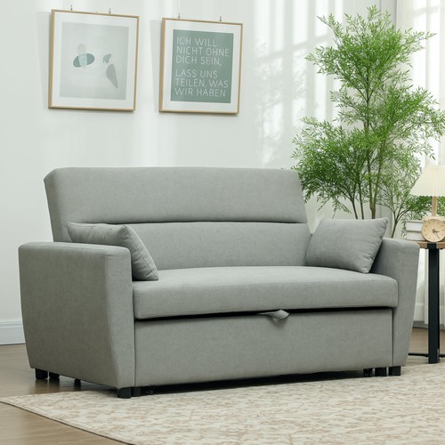Homcom schlafsofa sitzer - homcom, 2-sitzer