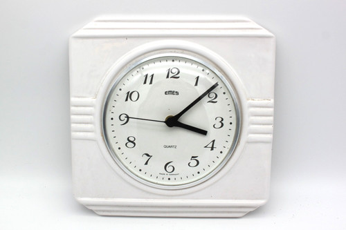 Vintage keramik küchenuhr von - küchenuhr,