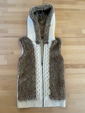 C&A Strickweste mit Kapuze &