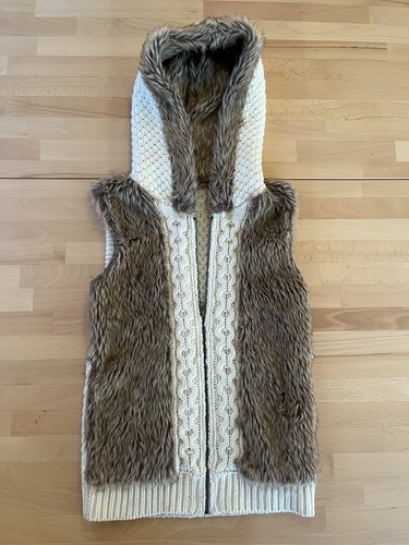 Strickweste mit kapuze - c&a,
