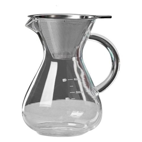 Kaffeekanne aus glas - kaffeekanne,