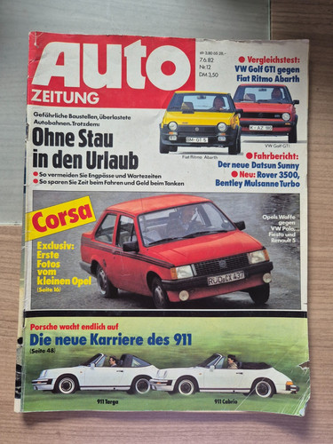 Auto zeitung 1982 fiat - 12/1982,