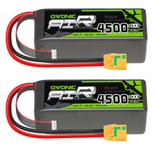 2X OVONIC 4500mAh 6S Lipo Akku
