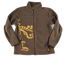 moorhead Mädchen Jungen Kinderjacke Fleecejacke mit Stickmotiv Gr. 140 - wNEU