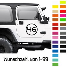 2er Set Startnummer 30cm