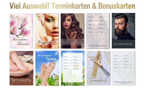 100 terminkarten - 100, x