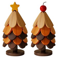 Weihnachtsbaum-Untersetzer-Set