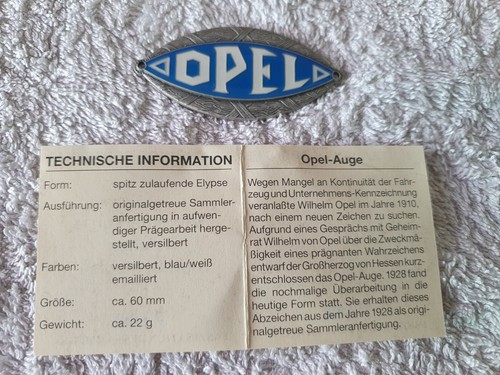Opel auge firmenzeichen - opel,