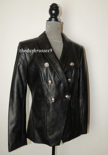 Leder blazer kunstleder - kunstleder, 2