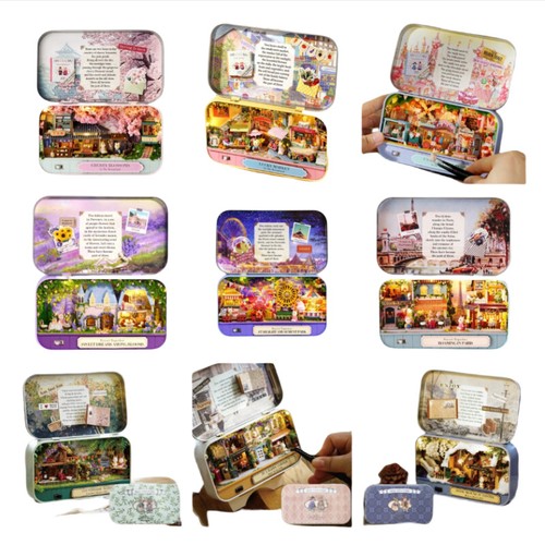Miniatur holzpuppenhaus - miniatur,