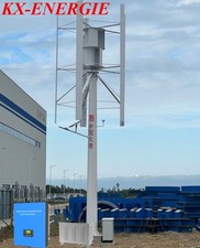 Vertikale 30kW Windkraftanlage 220V 380V Savonius VAWT Grid Tie System mit Mast