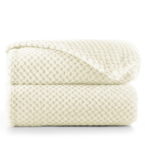 Kuscheldecke 70x150 creme - 70x150, cm