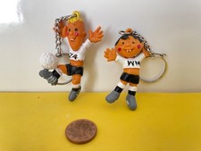 alte  Schleich Werbefigur Schlüsselanhänger TIP+TAP WM 1974 mit angegossene Öse