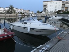 Sportboot mit Hafentrailer