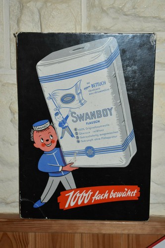 Altes reklameschild schwanboy - reklameschild,