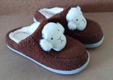 Kuschelhauschuhe mit Schaf Applikation  Gr. 42-43 (für Schafliebhaber)