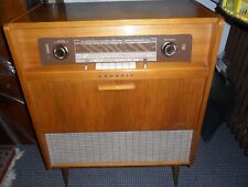 alt antik Grundig SO 205 stereo konzertschrank Musiktruhe Musikschrank 64x32x83