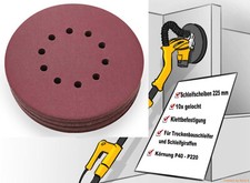 Schleifscheiben 225 mm mit 10