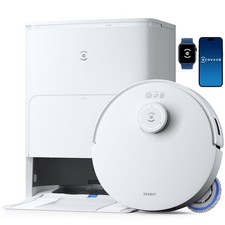 Ecovacs Deebot T30S White Staubsaugerroboter mit Wischsystem & Auto-Entleerung 