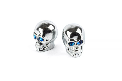 Ventilkappen totenkopf chrom - totenkopf,