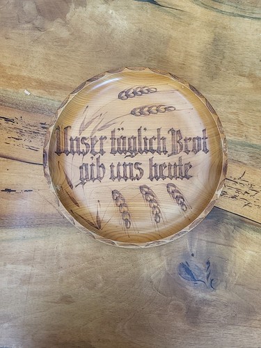 Holzteller spruchteller - holzteller,