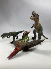 Dinosaurier Set T Rex Pterosaurier Stegosaurus Tyrannosaurus Kunstoff 4er Set