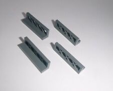 Lego (3633) 4 Zäune 1x4x1, in dunkelgrau aus 6243 7939 3677 4954 7641 7066 4205