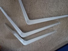 3 Winkelhalter / Regalbretthalter / Metallwinkel / Metallhalter / Regalwinkel