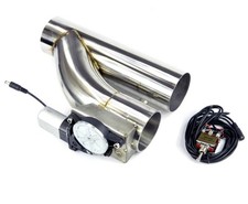 Klappenauspuff-System aus Edelstahl inkl. Schalter - 76mm  | Auspuffklappe