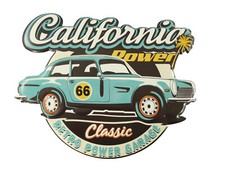 Blechschild  "California