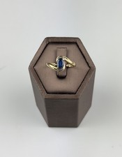 Saphir und Diamant Ring 9 kt