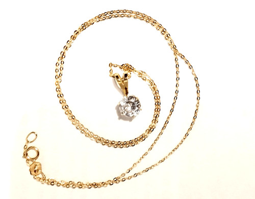 Goldkette mit anhänger - goldkette, cm